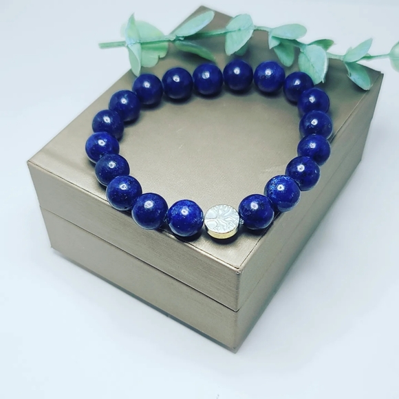 Lapis Lazuli bracelet - Picture 2 of 4